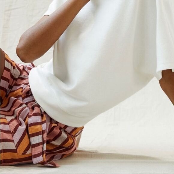 Anthropologie Belted Stripe Shorts | Size: Small | Color: Red Motif - Picture 7 of 7